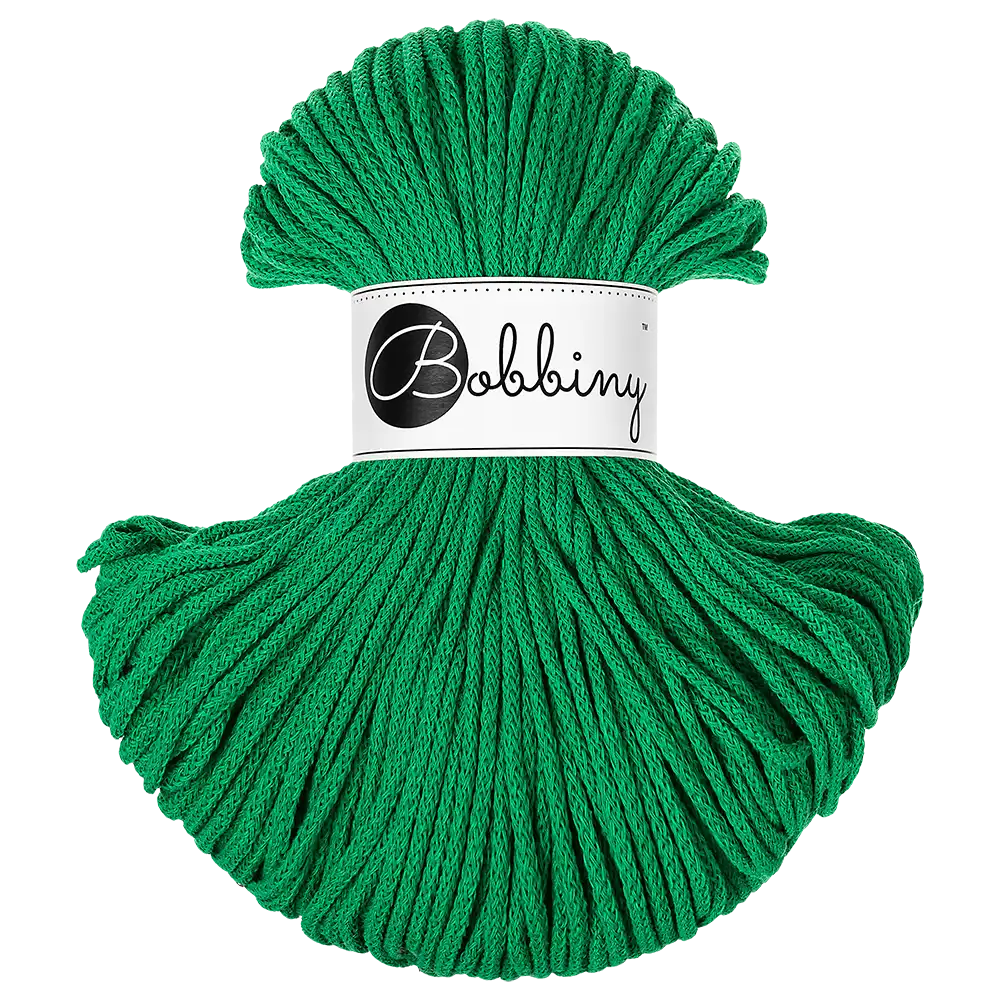 #Farbe_Bobbiny Flechtkordel Junior | Jade Green
