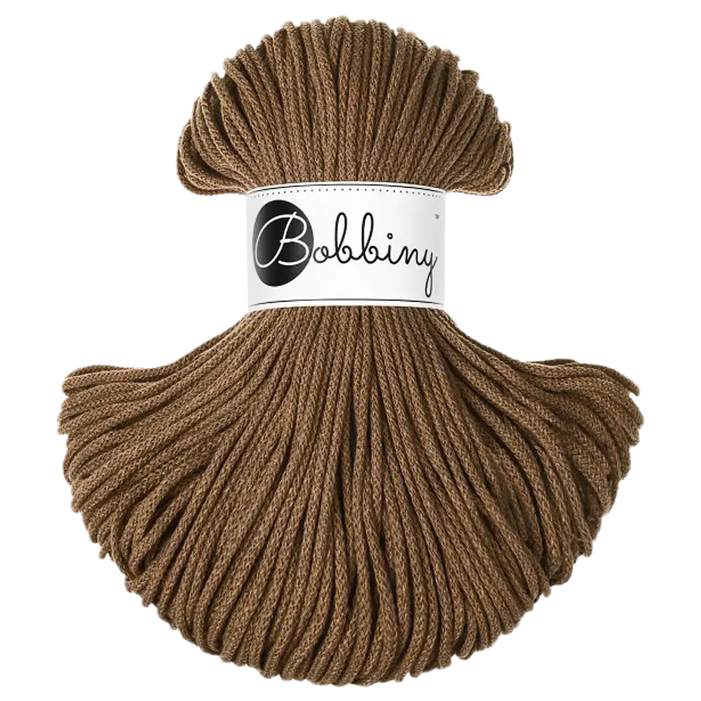 #Farbe_Bobbiny Flechtkordel Junior | Nur Brown
