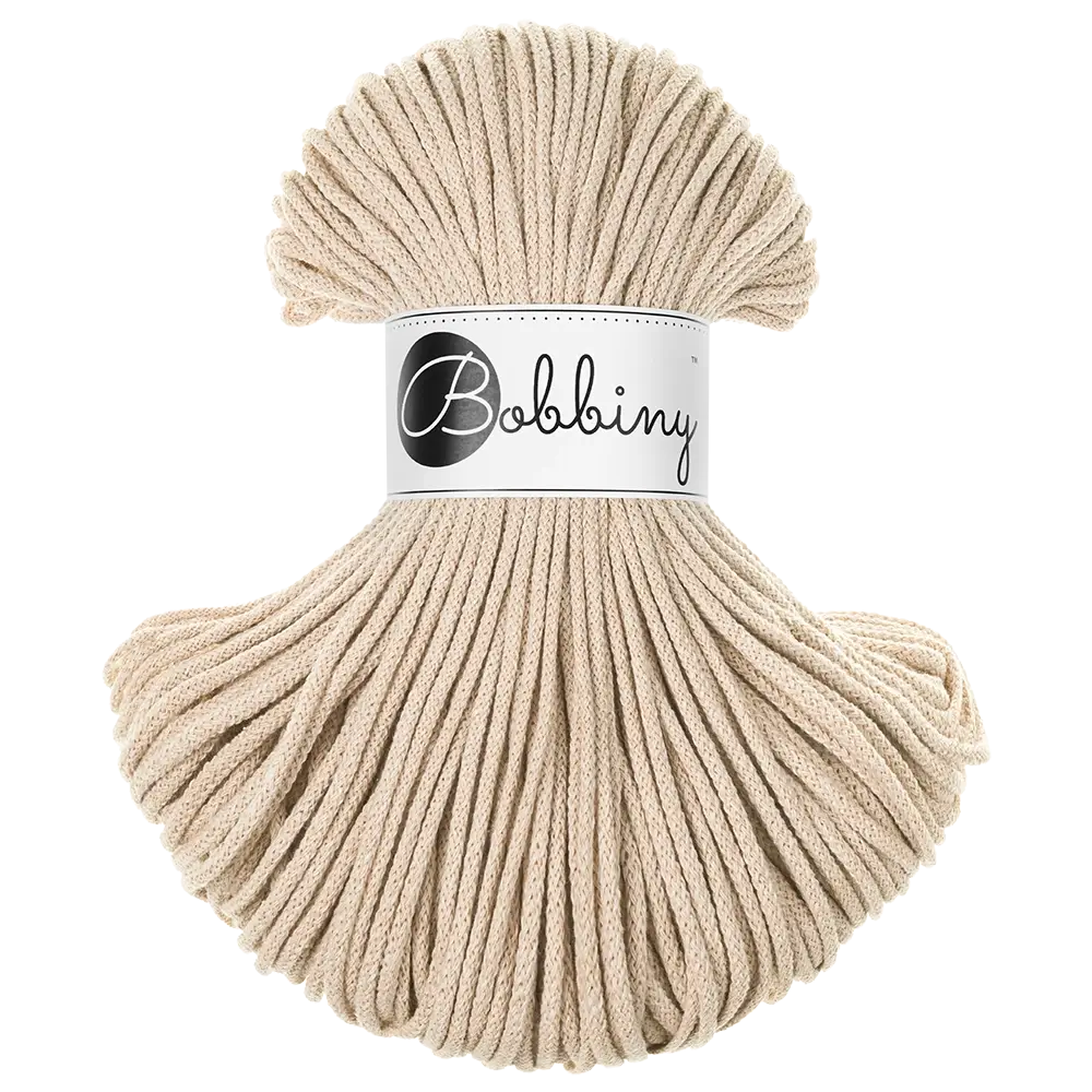 #Farbe_Bobbiny Flechtkordel Junior | Warm Beige
