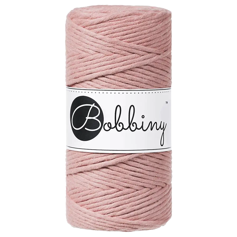 #Farbe_Bobbiny Makramee 3 mm | Blush