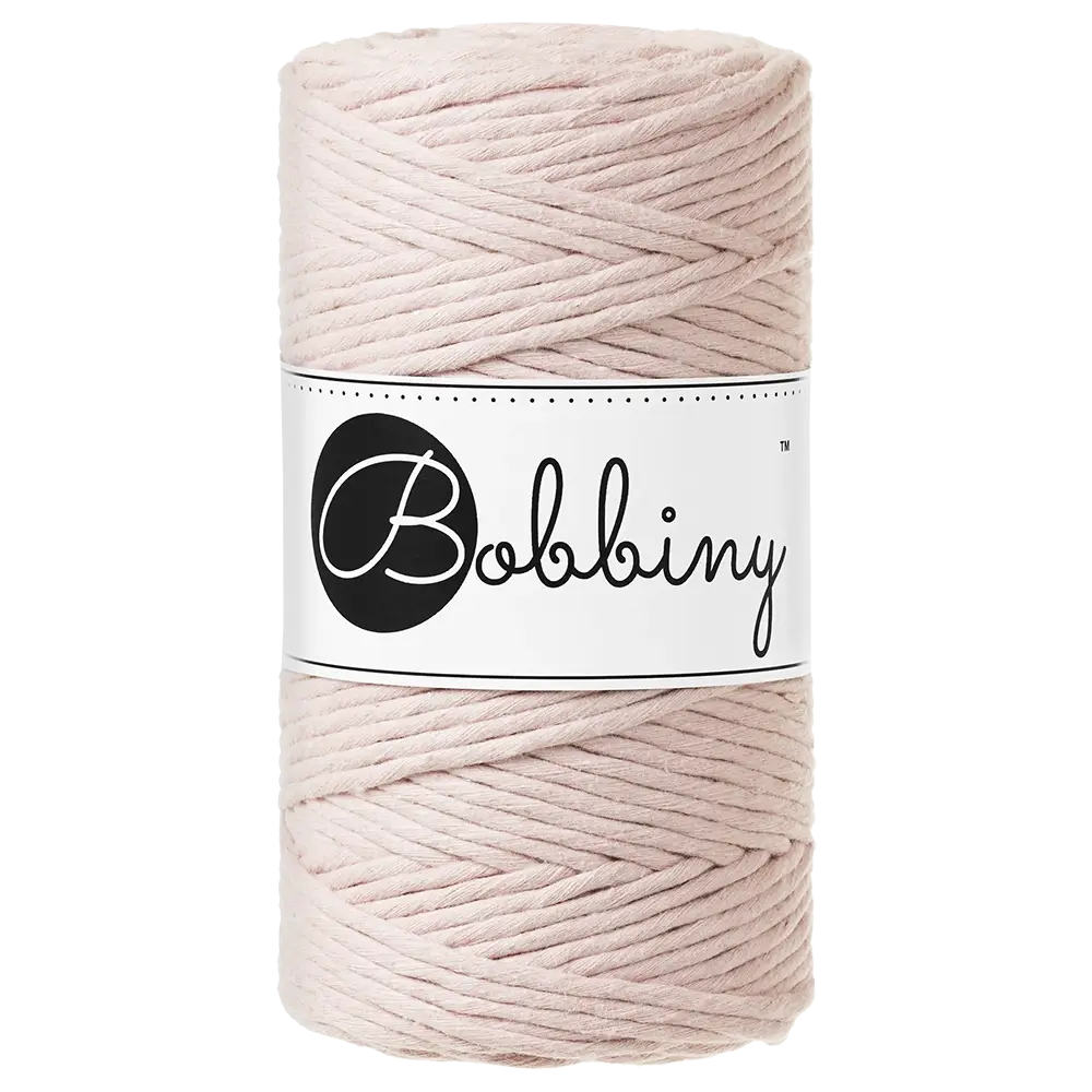 #Farbe_Bobbiny Makramee 3 mm | Pastel Pink