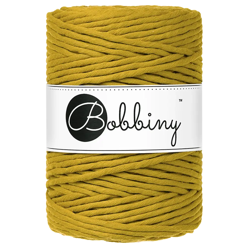 #Farbe_Bobbiny Makramee 5 mm | Spicy Yellow