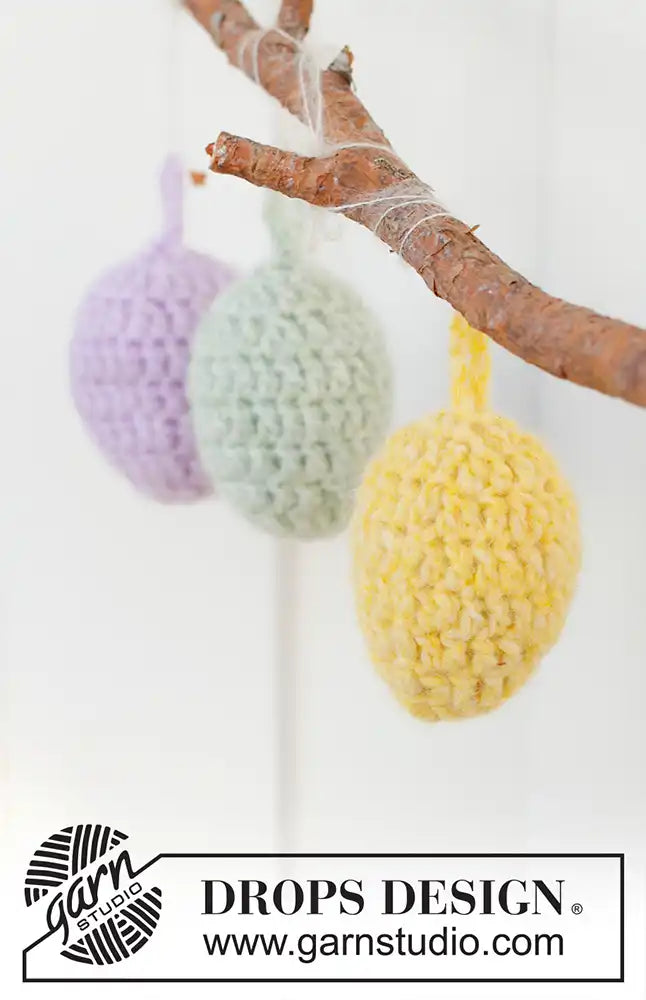 Anhänger Easter Eggs (Häkelset)