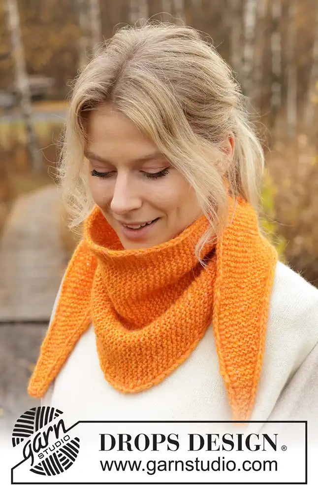 Dreieckstuch Cantaloupe Shawl (Strickset)