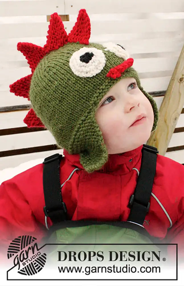 Mütze Drache Rhaegal (Strickset)