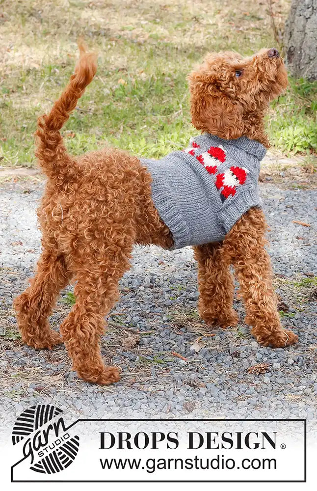 Pullover Merry Santas für Hunde (Strickset)
