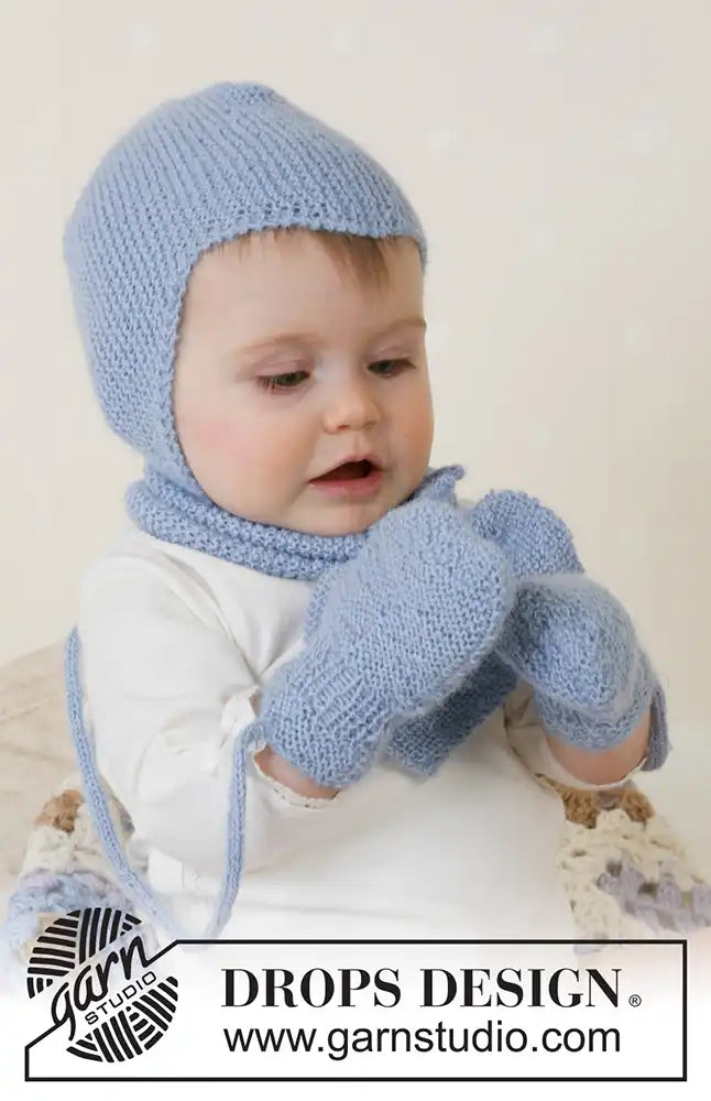 MĂŒtze, Schal & Handschuhe Baby Aviator Hat (Strickset)