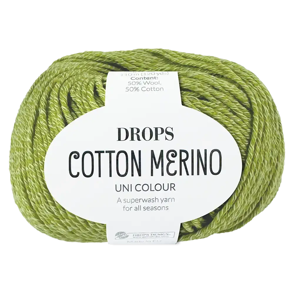 #Farbe_Drops Cotton Merino | 10 Pistazie