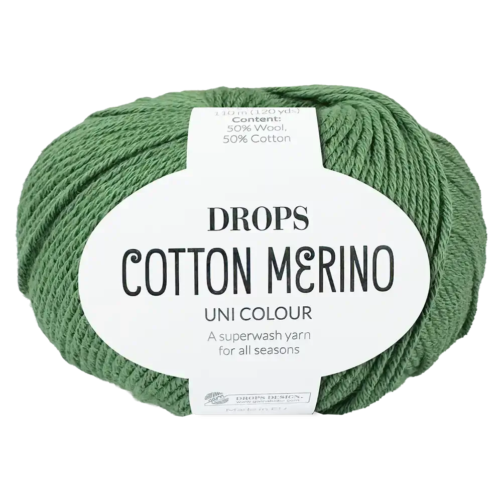 #Farbe_Drops Cotton Merino | 11 Waldgrün
