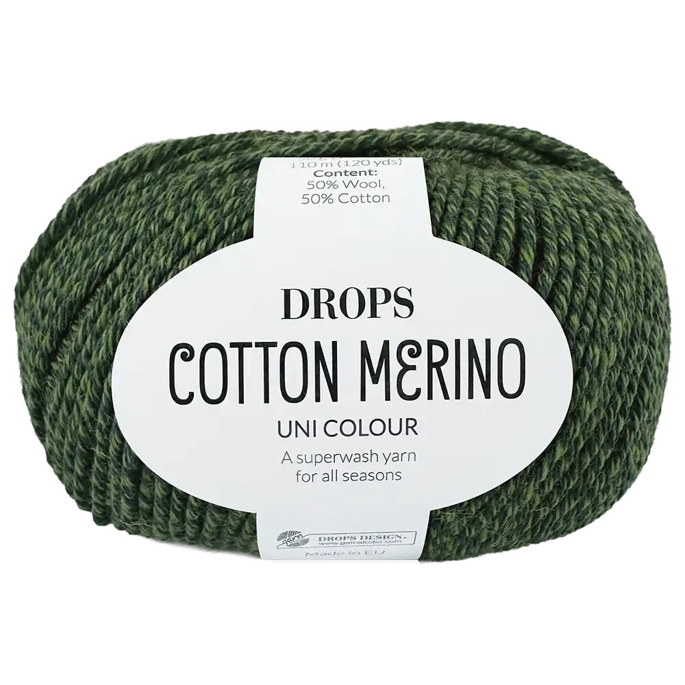 #Farbe_Drops Cotton Merino | 22 Dunkelgrün