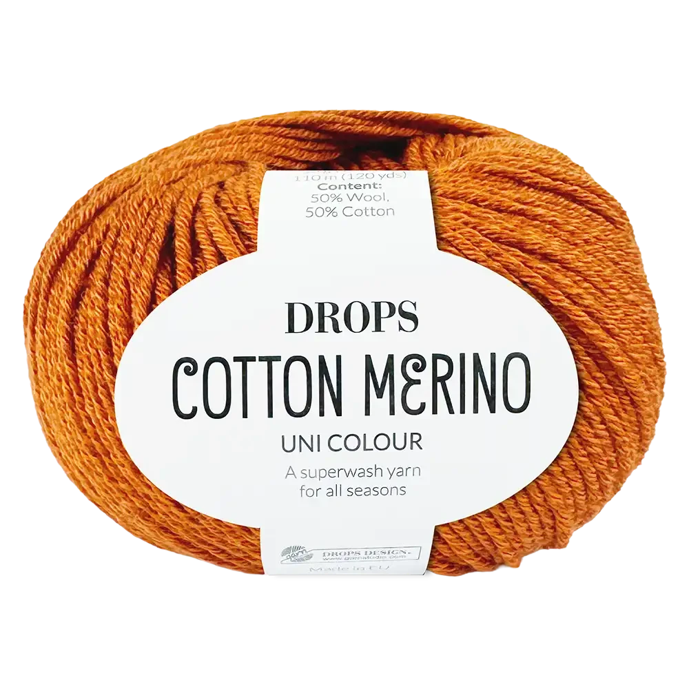 #Farbe_Drops Cotton Merino | 25 Rost