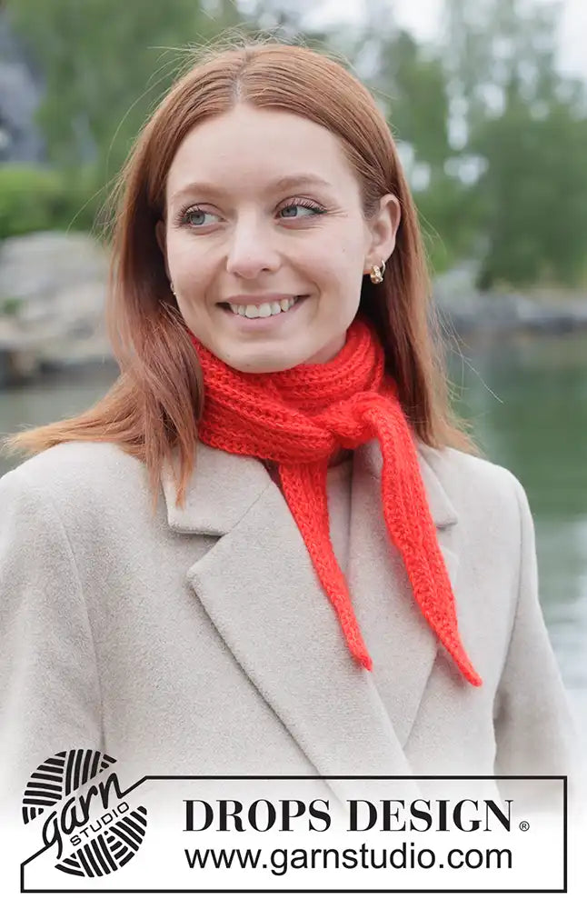 Tuch klein Flamecurl (Strickset)
