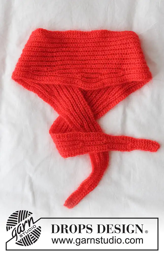 Tuch klein Flamecurl (Strickset)