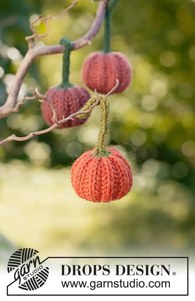 Anhänger Kürbis Harvest Charm (Strickset)