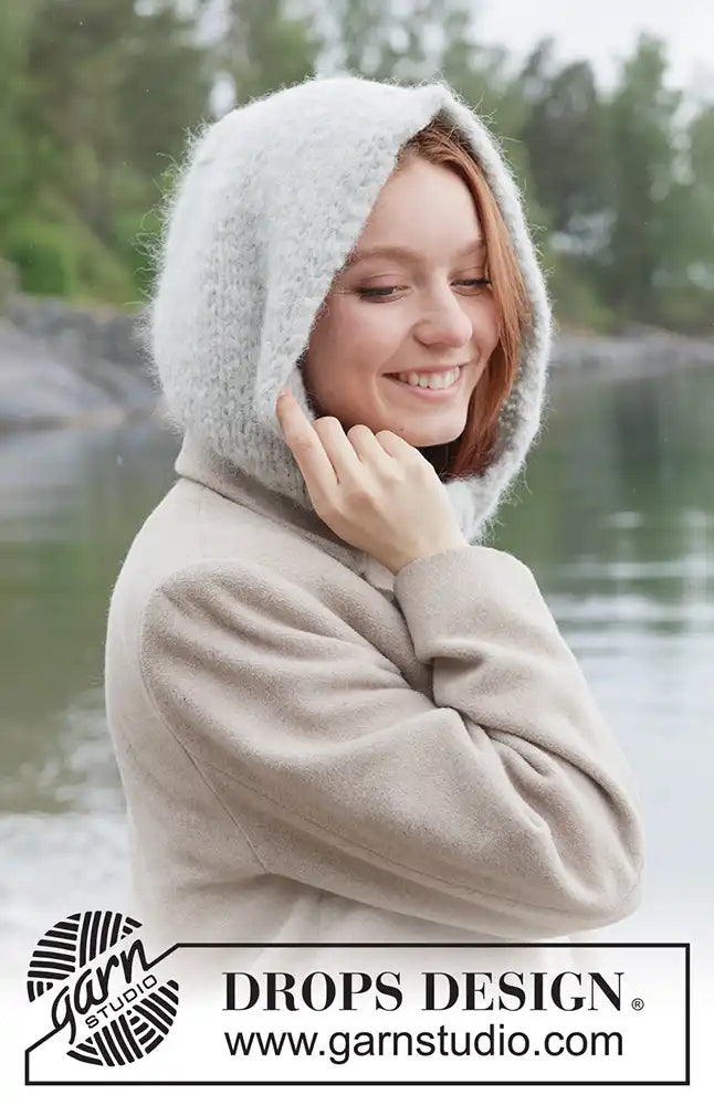 Kragenschal Quiet Storm Hood (Strickset)