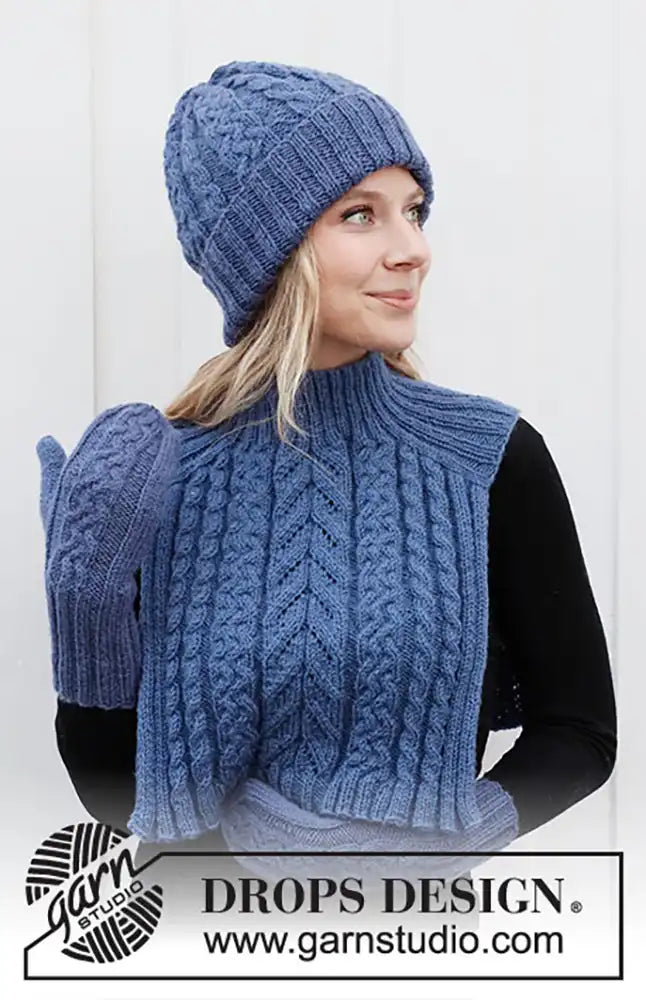 Mütze, Schal & Handschuhe Cool Cables Set (Strickset)