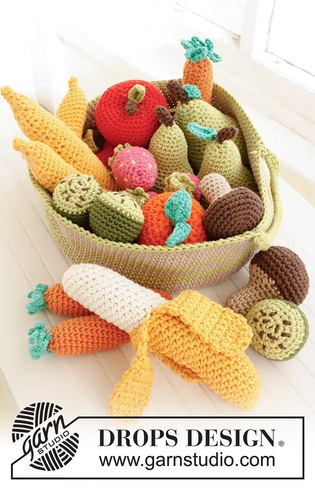 Amigurumi Obst- und Früchtekorb Tutti Frutti (Häkelset)