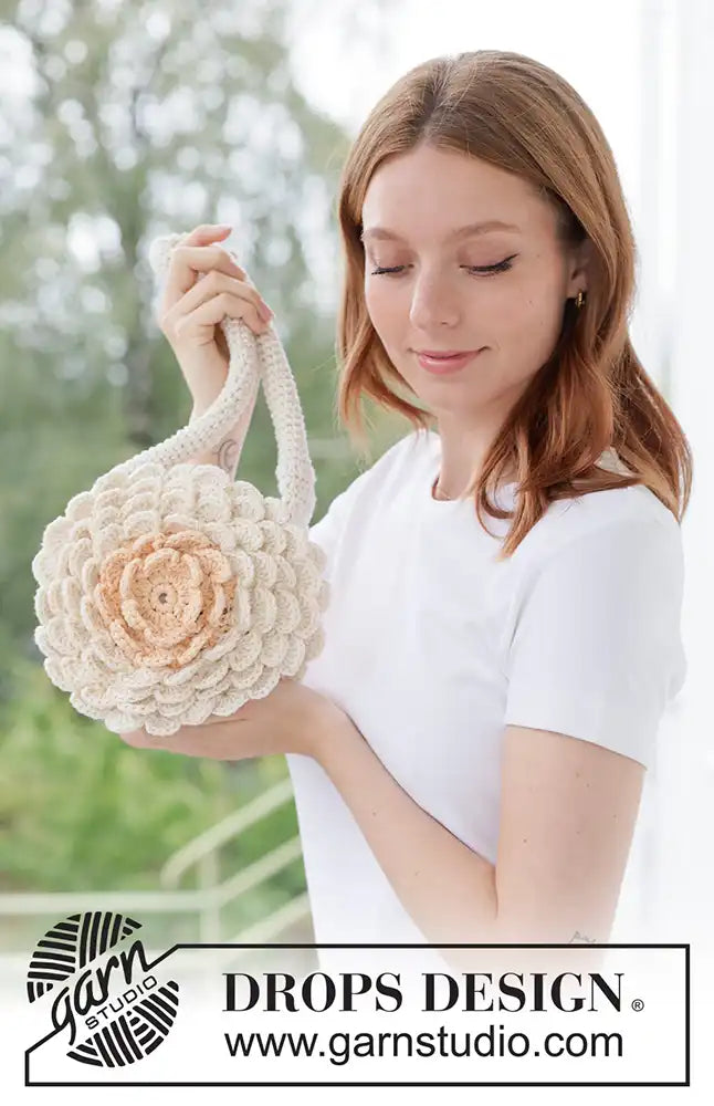 Handtasche English Rose (Häkelset)