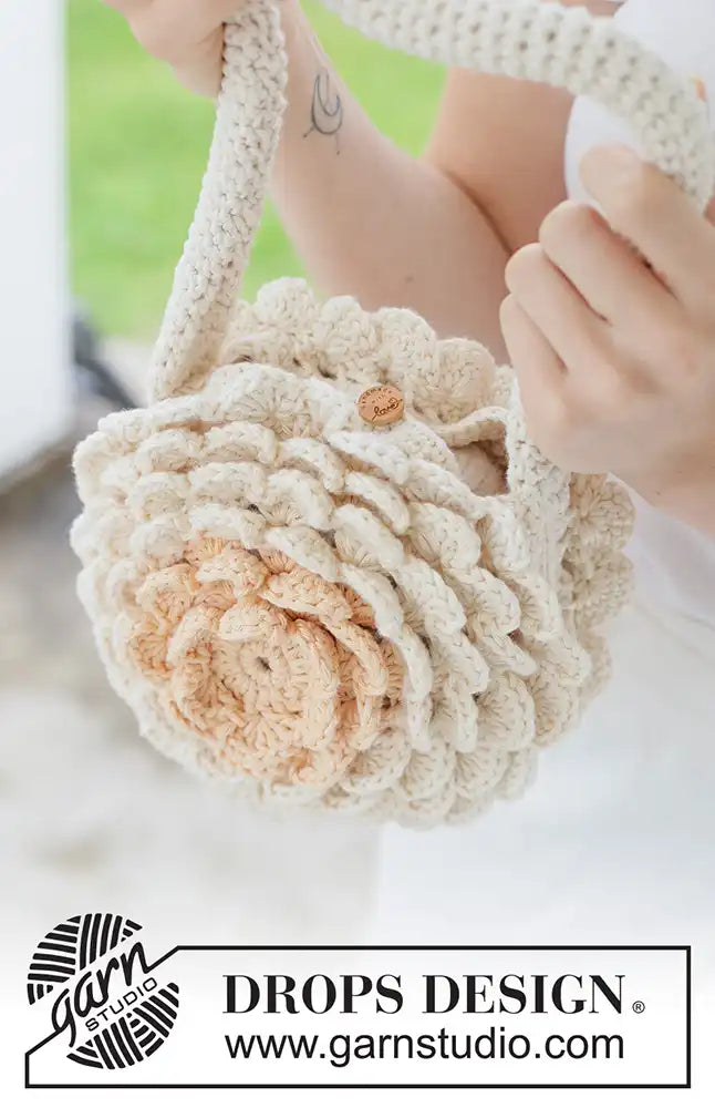 Handtasche English Rose (Häkelset)