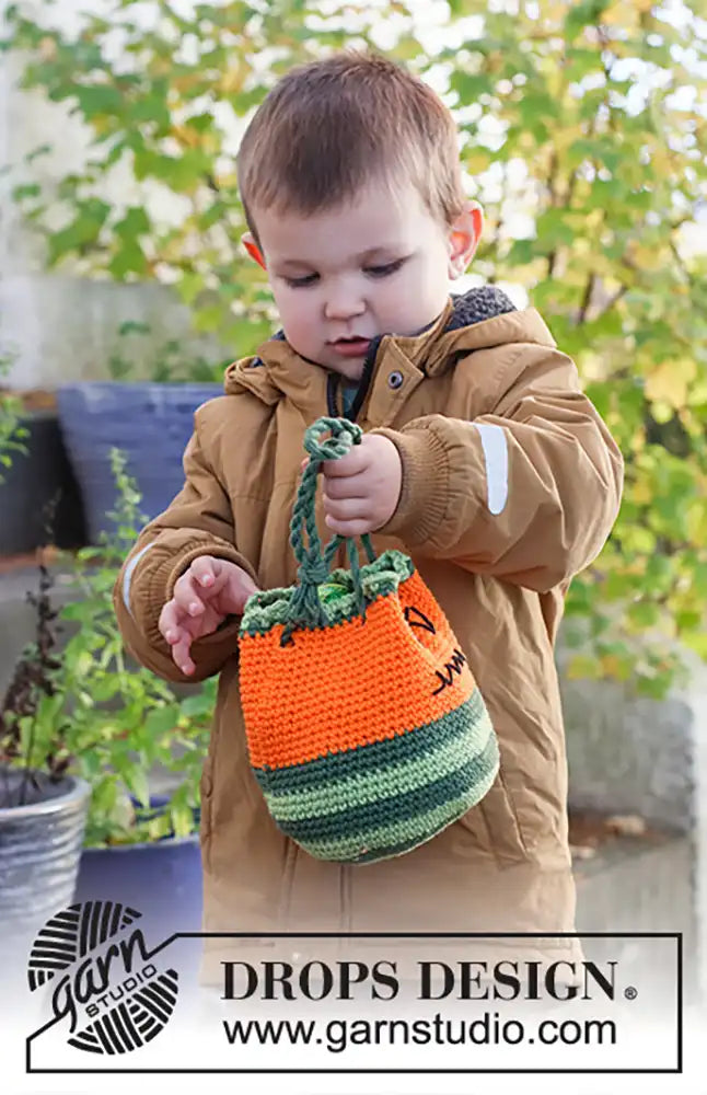 Bonbontasche Scary Pumpkin (Häkelset)