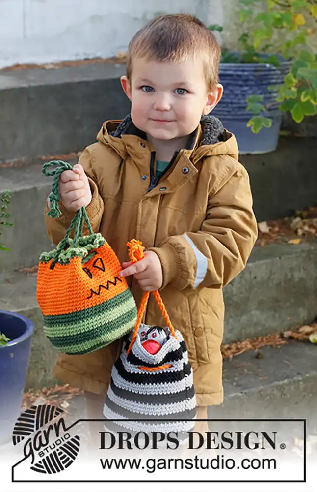 Bonbontasche Spooky Stripes Bag (Häkelset)