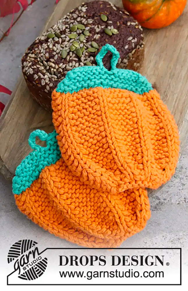 Topflappen Roasted Pumpkin (Strickset)