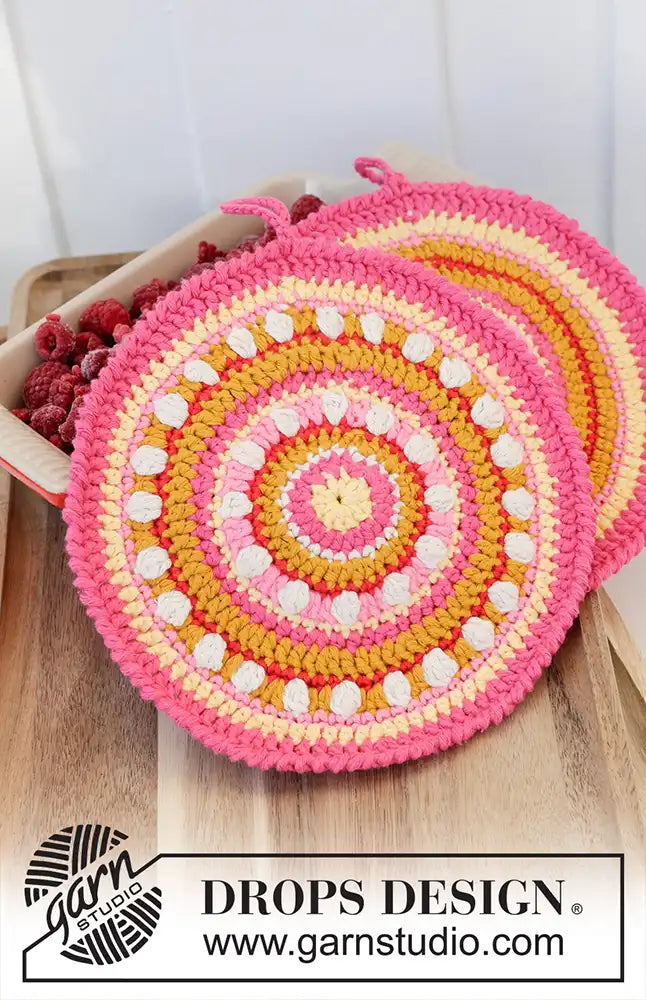 Topflappen Spring Circle (Häkelset)