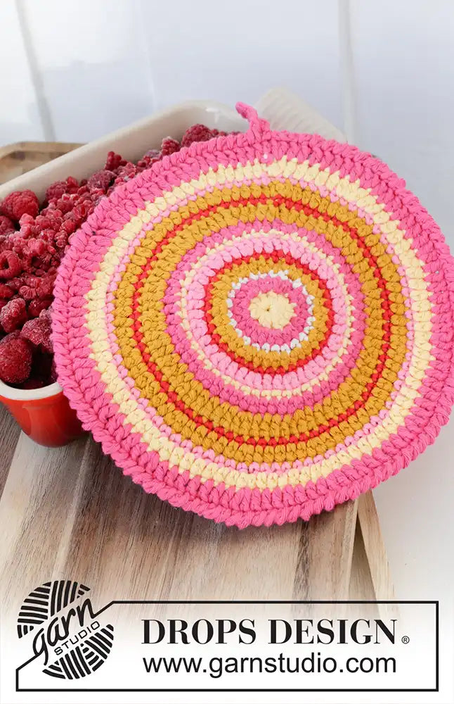 Topflappen Spring Circle (Häkelset)