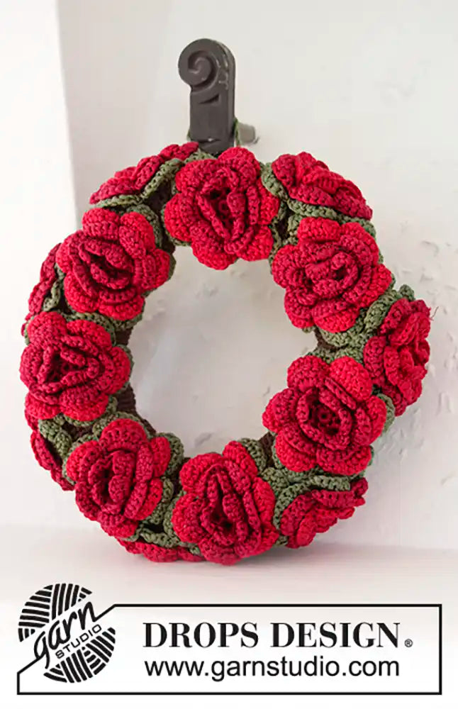 Rosenblütenkranz (Häkelset)