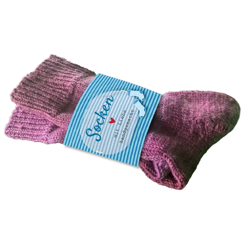 #Set_Frida's Sockenbanderole | 18 Blau Streifen
