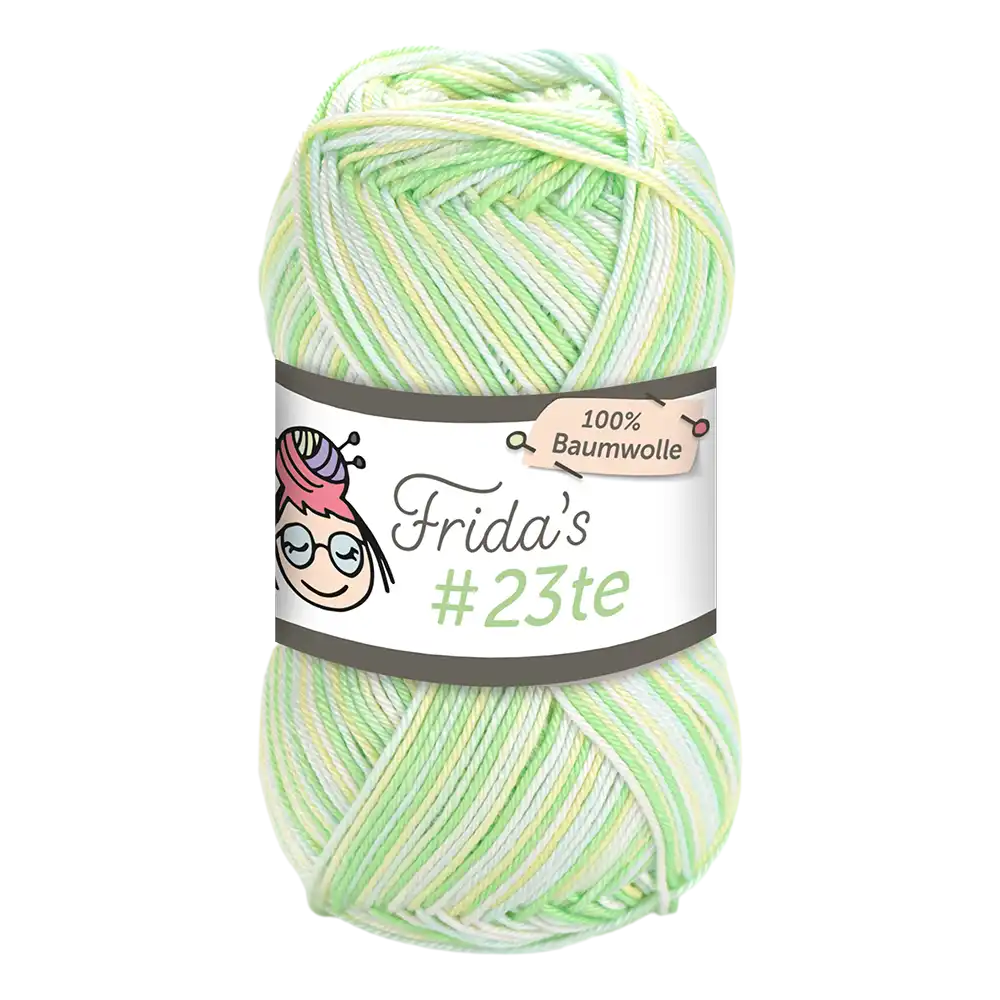 #Farbe_Frida's 23te | 501 Hellgrün-Gelb-Weiß