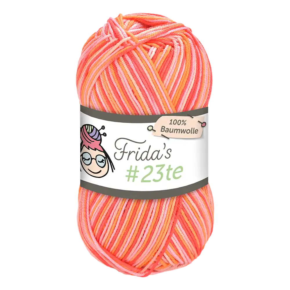 #Farbe_Frida's 23te | 507 Kürbis-Orange-Rosa-Beige
