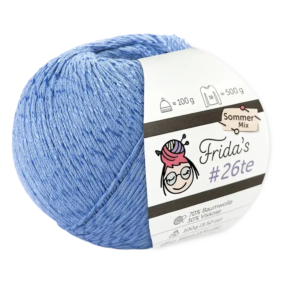 #Farbe_Frida's 26te | 26 Himmelblau