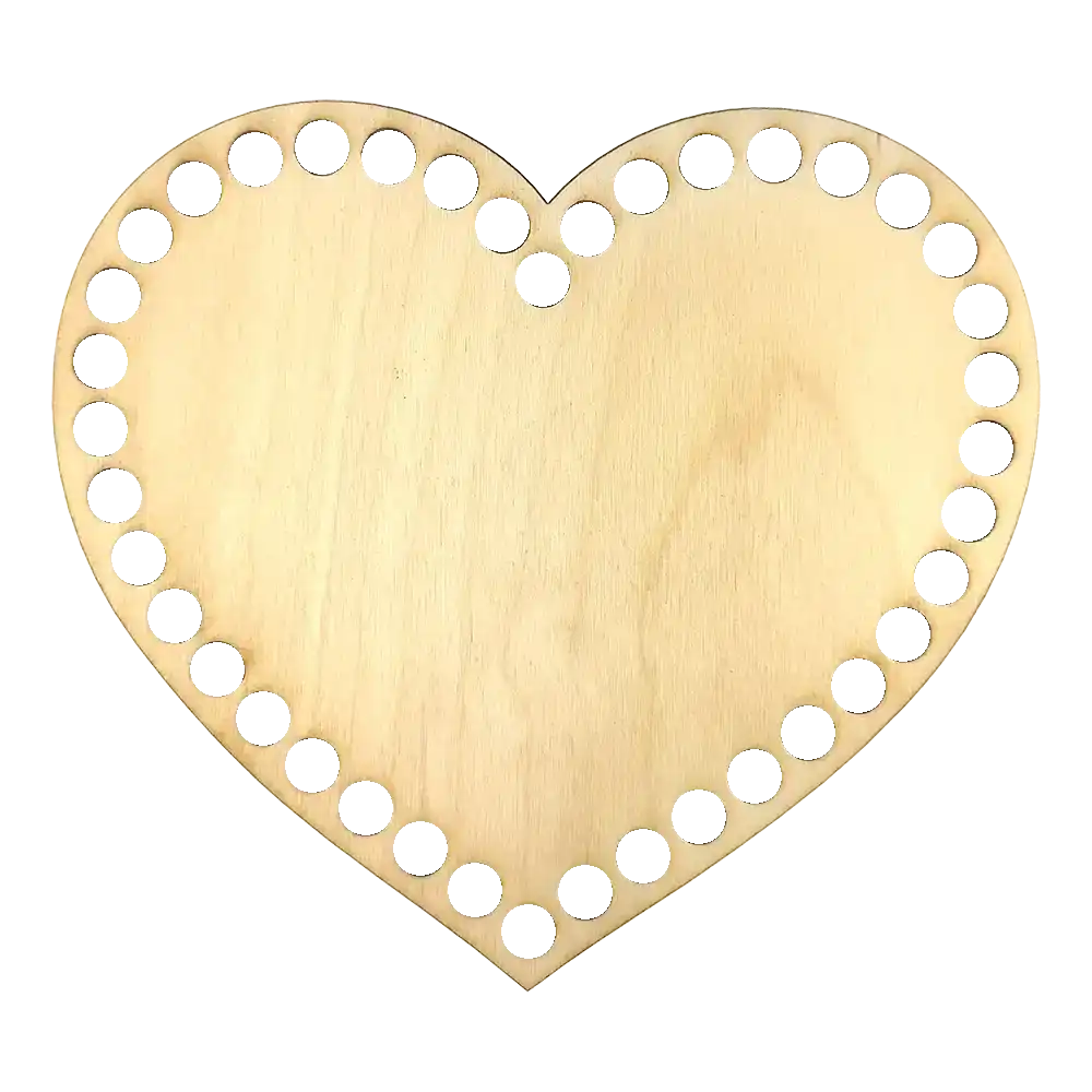 #Größe_Frida's Holzboden | BSZ349 Herzform 20 × 18 cm
