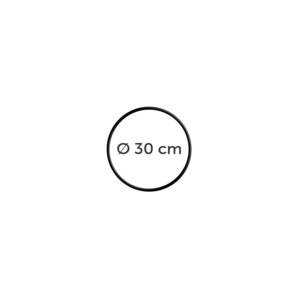 #Farbe_Schwarz / 30 cm