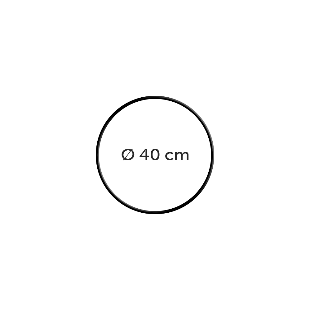 #Farbe_Schwarz / 40 cm