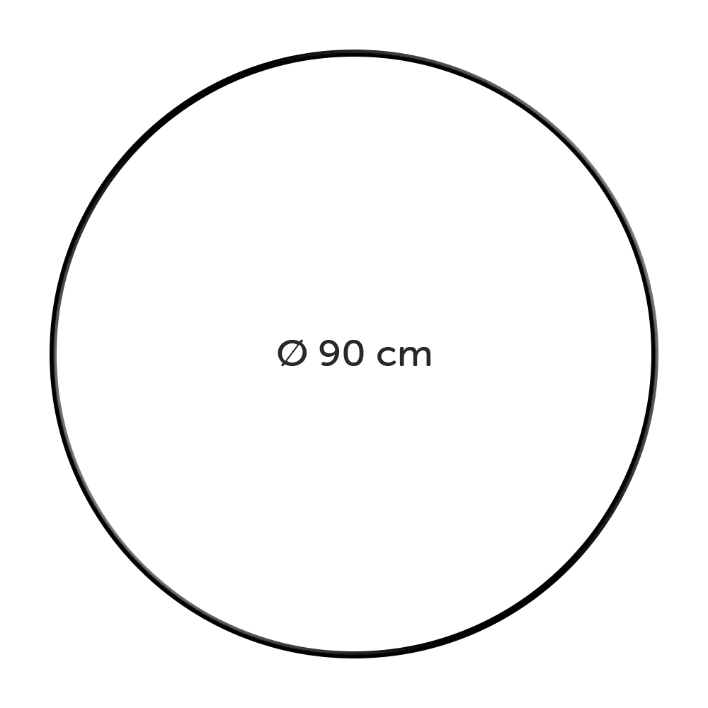 #Farbe_Schwarz / 90 cm