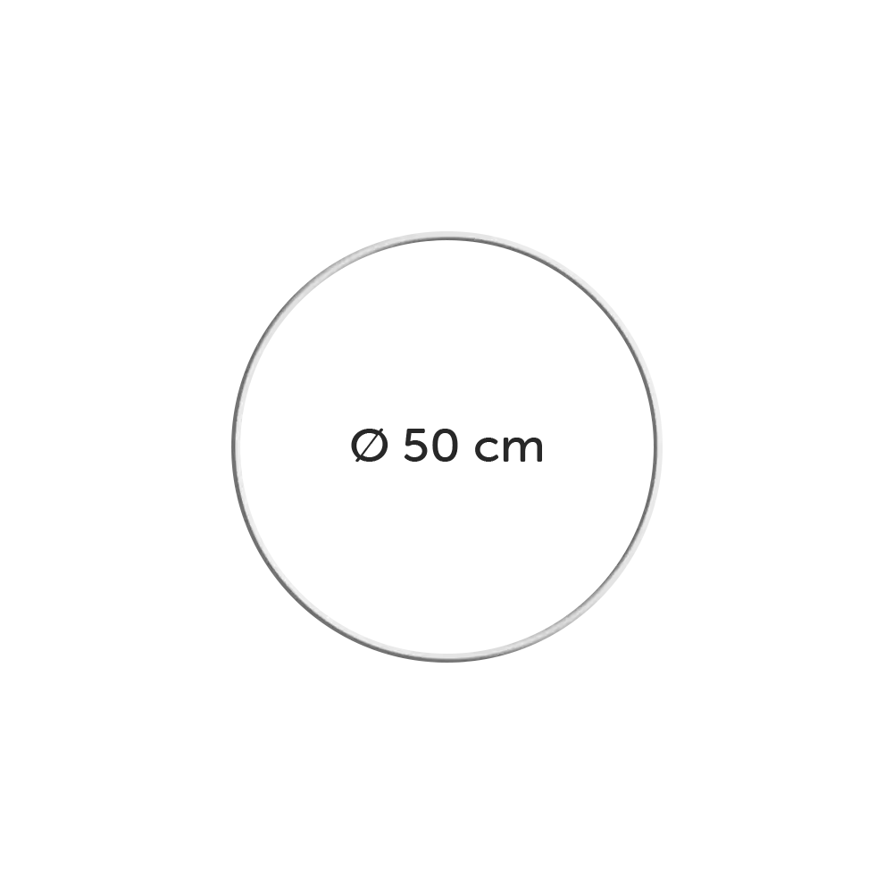 #Farbe_Weiß / 50 cm