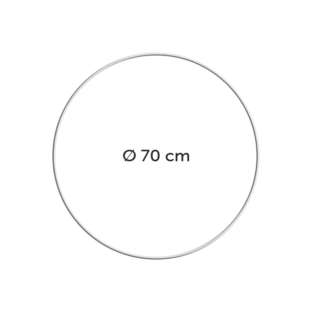 #Farbe_Weiß / 70 cm