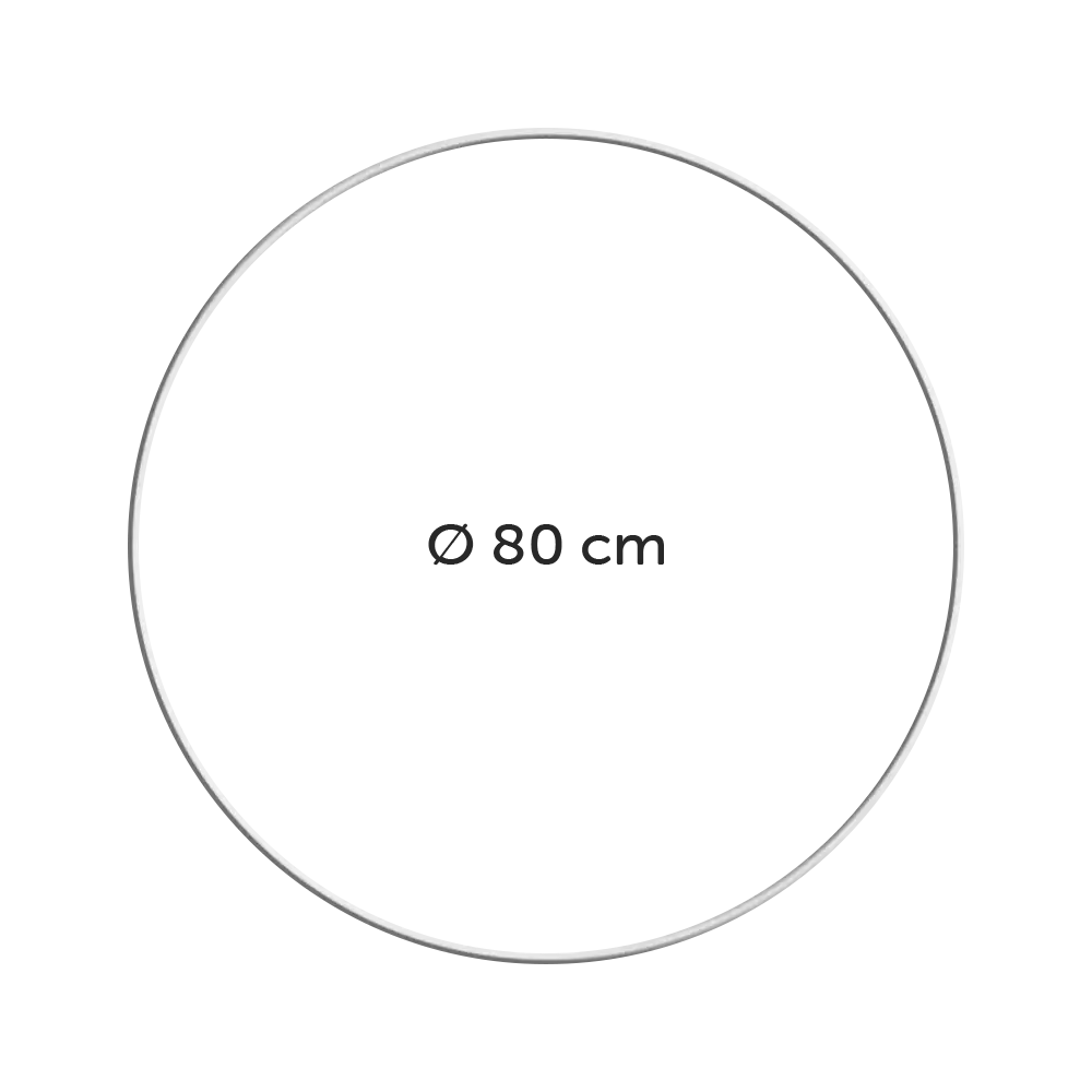 #Farbe_Weiß / 80 cm