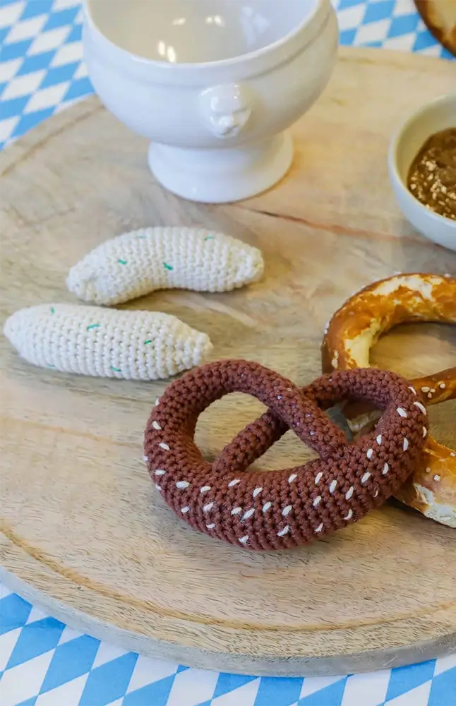 Amigurumi Breze und Weißwurst (Häkelset)