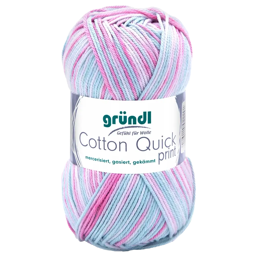 #Farbe_Gründl Cotton Quick Print | 241 Rose-Mint-Weiß-Mix color