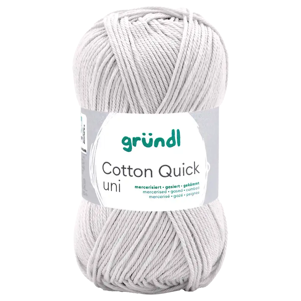 #Farbe_Gründl Cotton Quick Uni | 150 Lichtgrau