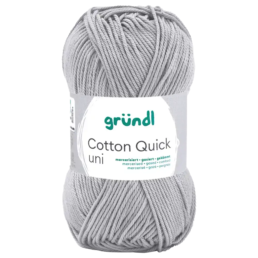 #Farbe_Gründl Cotton Quick Uni | 151 Mittelgrau