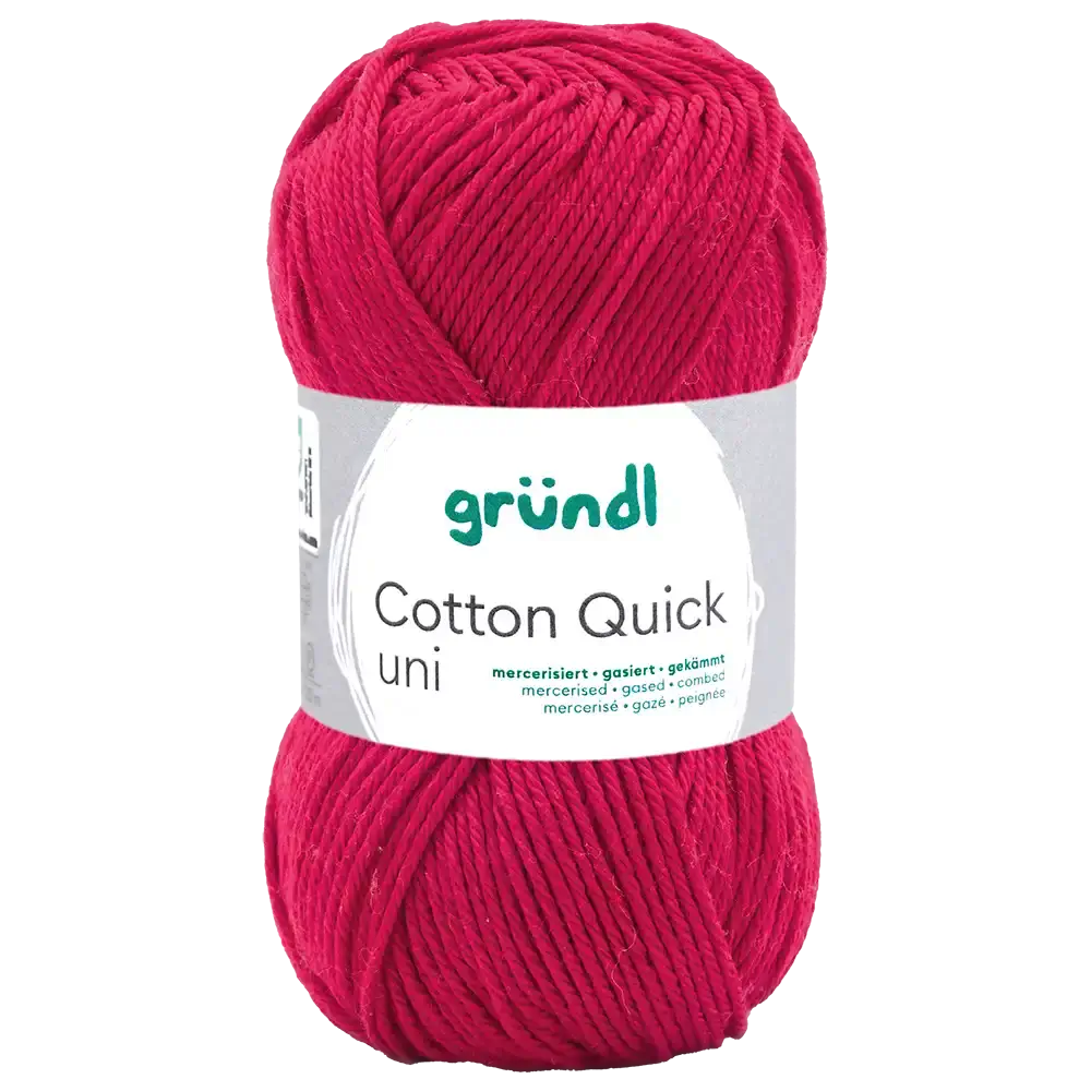 #Farbe_Gründl Cotton Quick Uni | 154 Weinrot