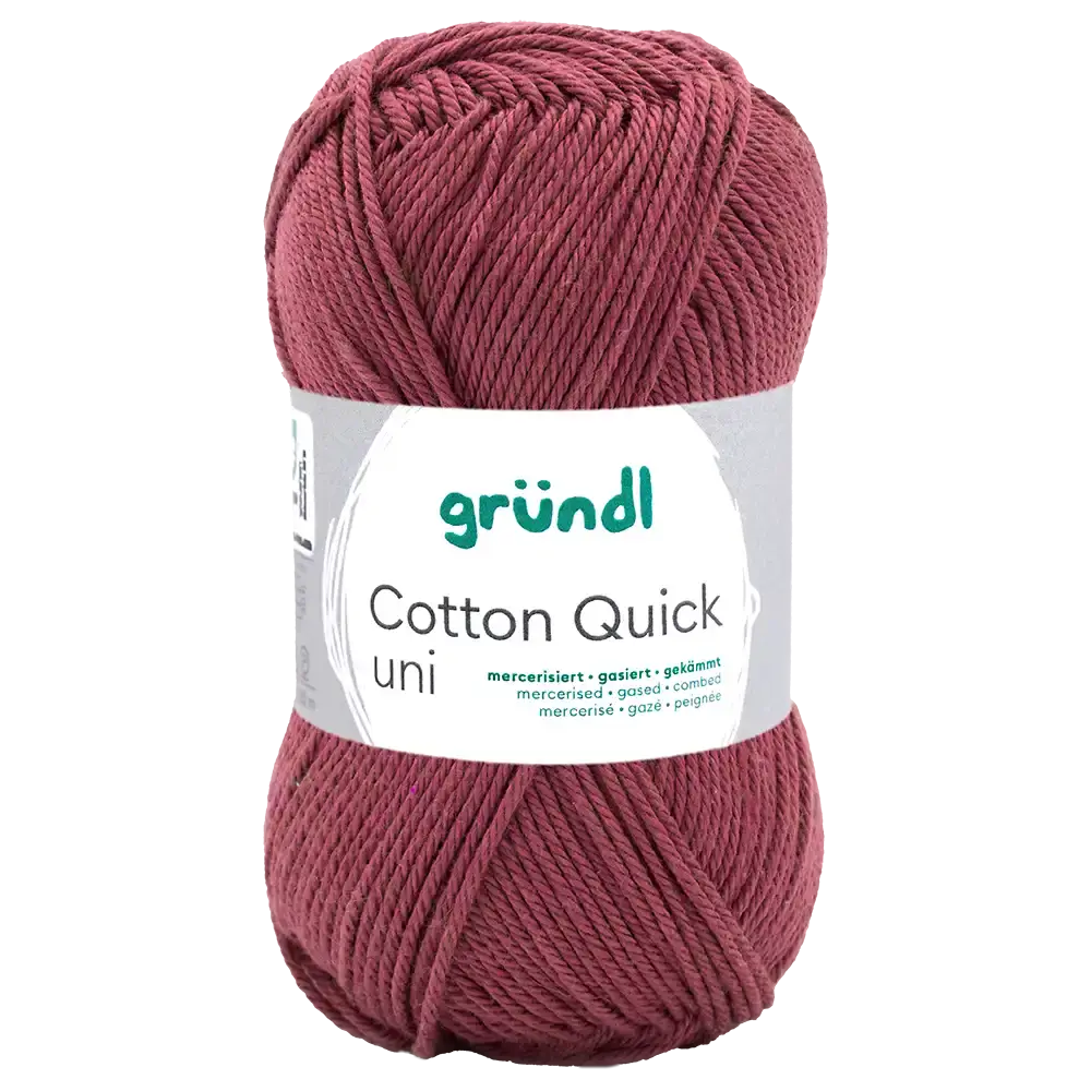 #Farbe_Gründl Cotton Quick Uni | 155 Bordeaux