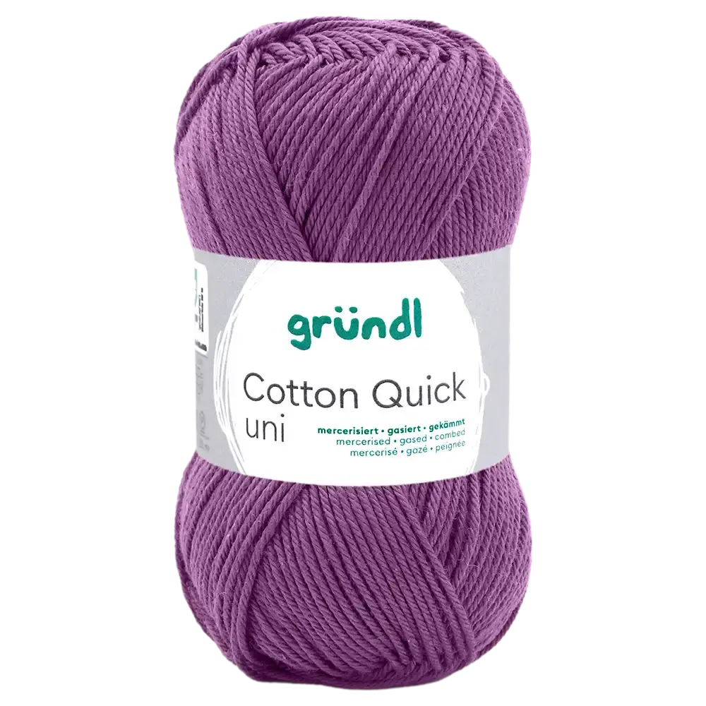 #Farbe_Gründl Cotton Quick Uni | 158 Mauve
