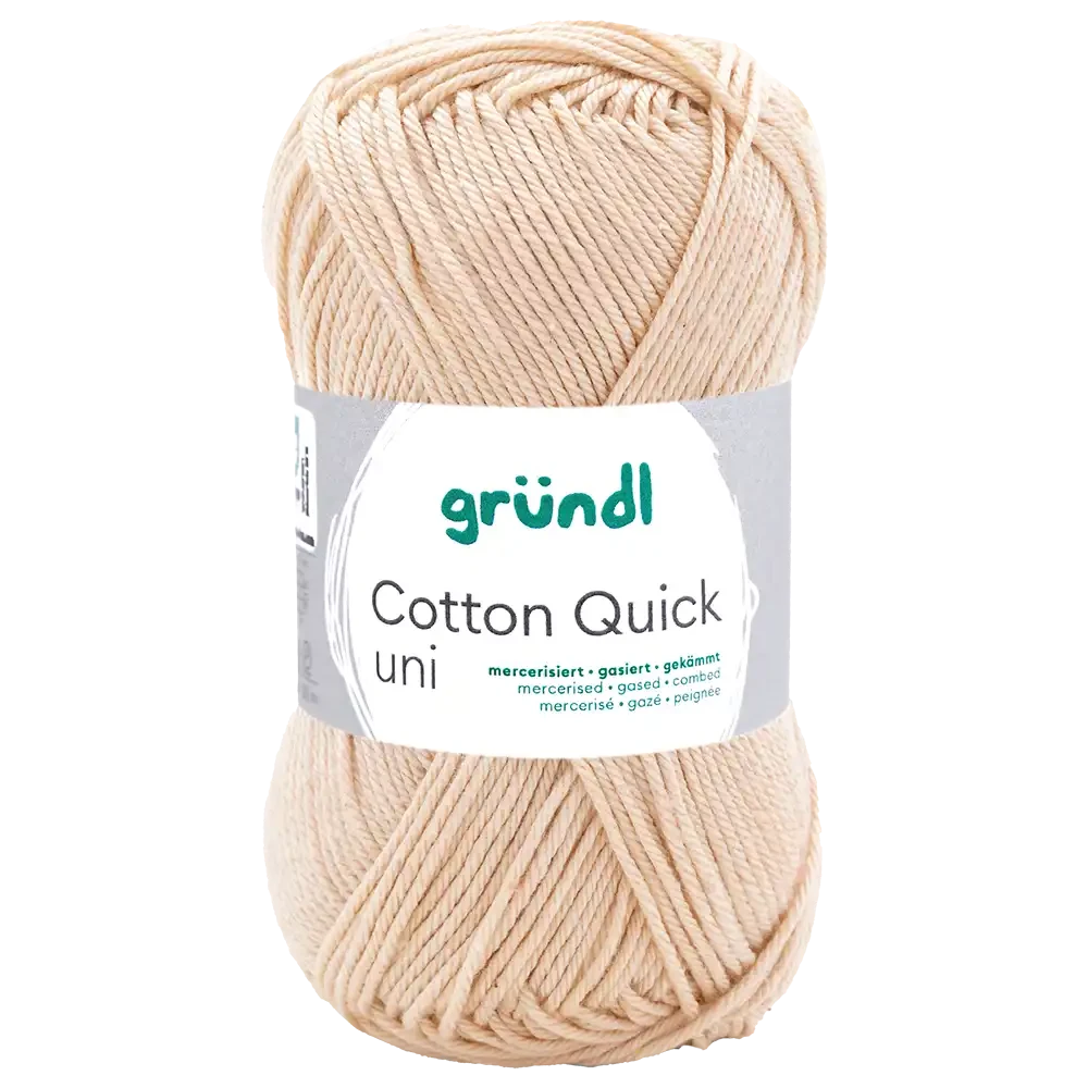 #Farbe_Gründl Cotton Quick Uni | 171 Eierschale