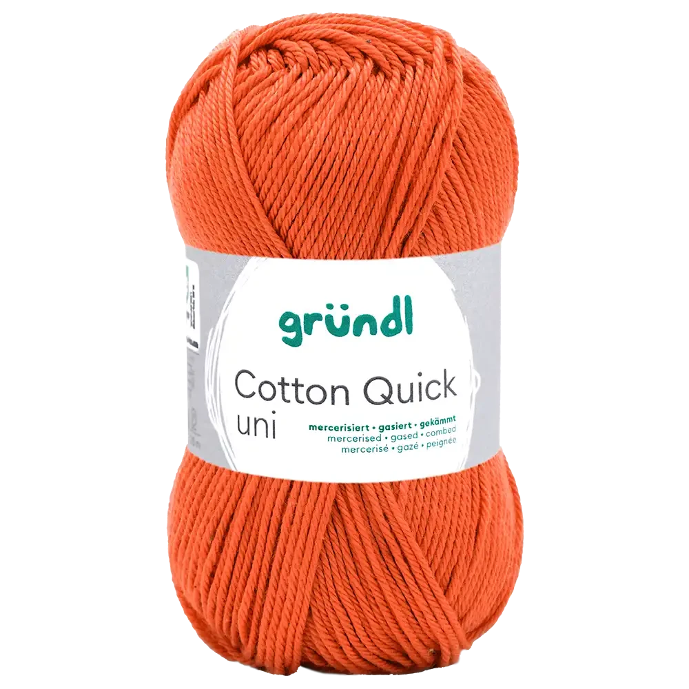 #Farbe_Gründl Cotton Quick Uni | 176 Rostrot