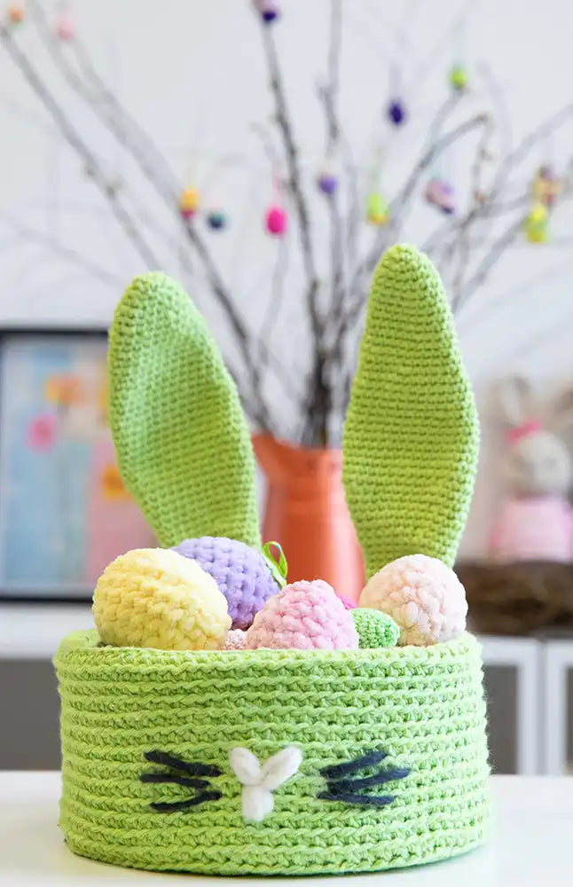 Korb Osterhase (Häkelset)